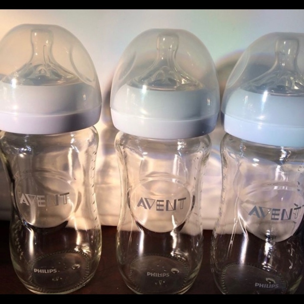 Avent Glass Baby Bottles 8oz